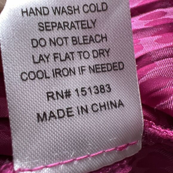 Current Air Zoey Pleated Mini Dress Large Tiered Skirt Pink - Picture 7 of 9